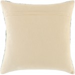 Surya Dayna Ivory Pillow Shell With Polyester Insert 18"H X 18"W