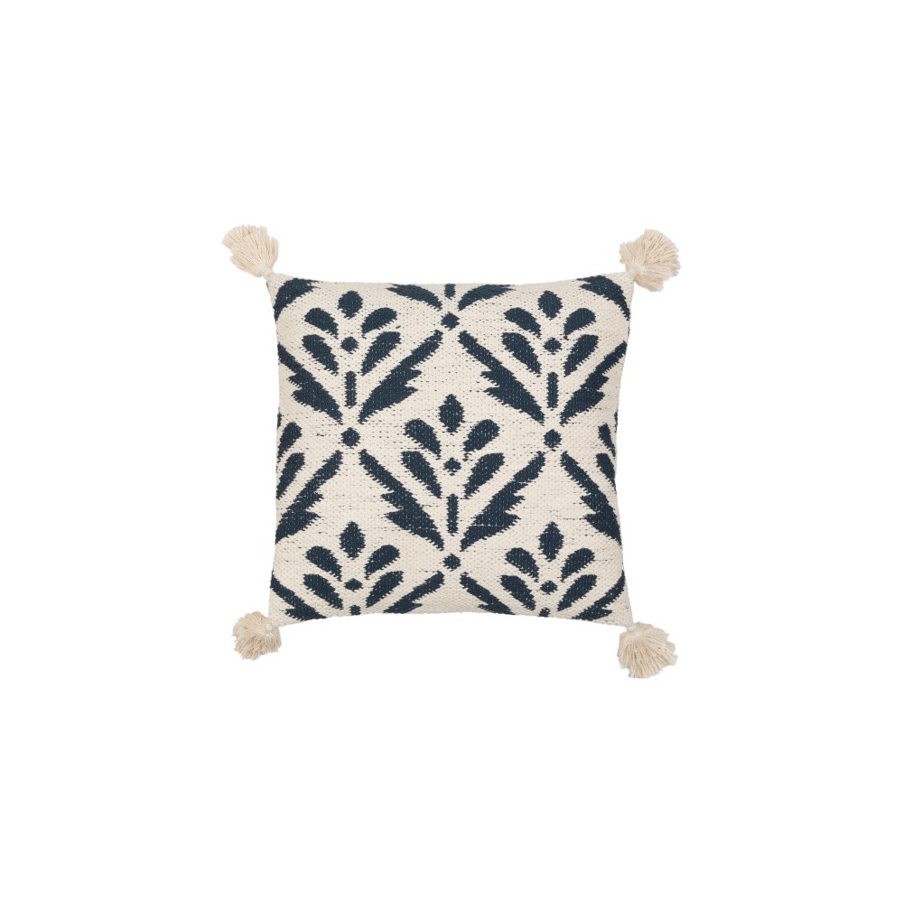 Surya Dorothy Cream Pillow Shell With Polyester Insert 20"H X 20"W Surya Dorothy Cream Pillow Shell With Polyester Insert 20"H X 20"W
