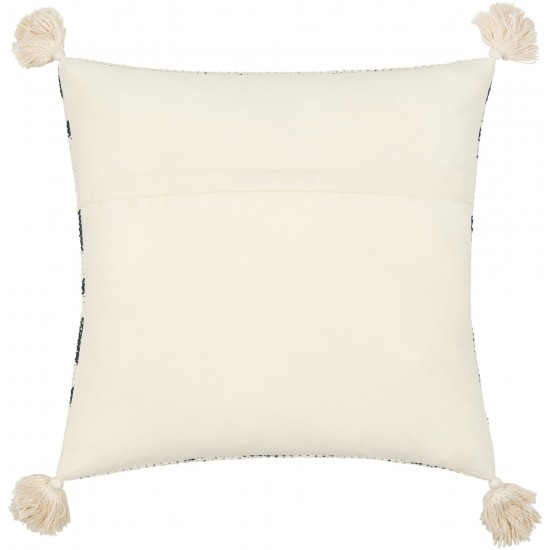 Surya Dorothy Cream Pillow Shell With Polyester Insert 20"H X 20"W