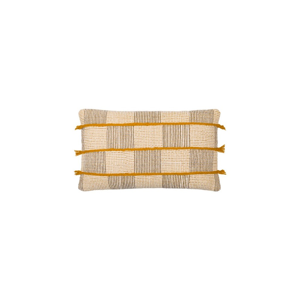 Surya Draper Pillow Shell With Down Insert 14"H X 22"W