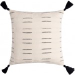 Surya Eden Light Beige Pillow Shell With Polyester Insert 20"H X 20"W