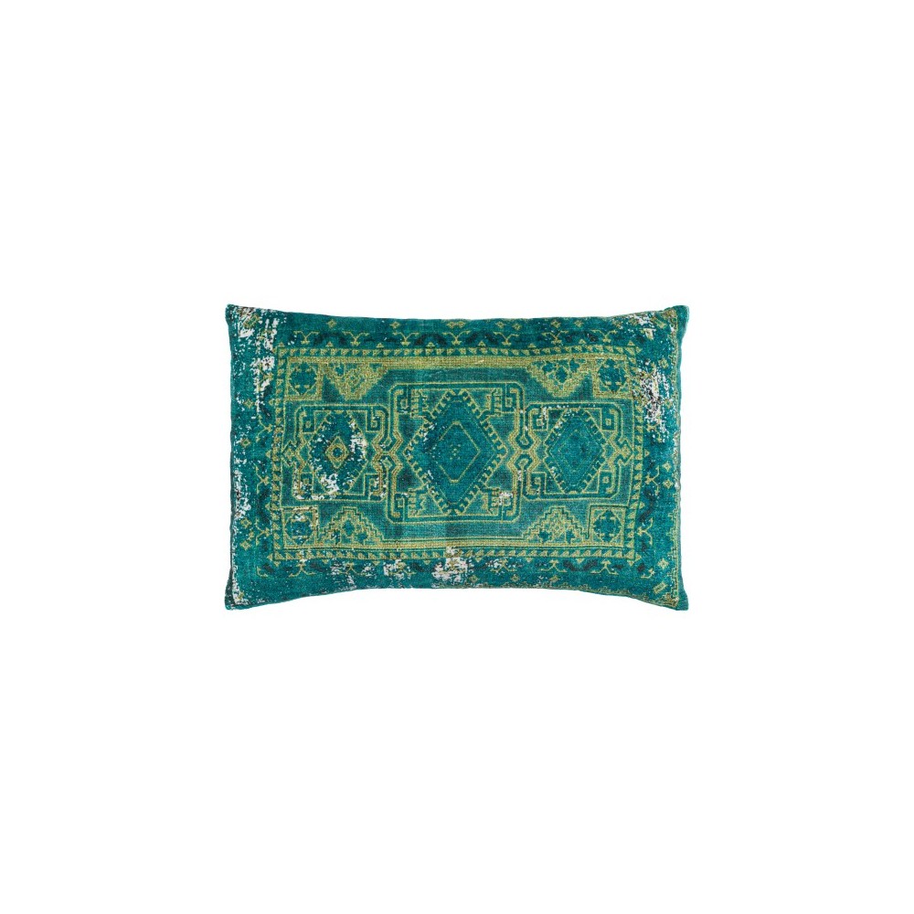 Surya Edgerton Teal Pillow Shell With Down Insert 14"H X 22"W