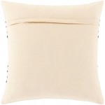 Surya Emilio Light Beige Pillow Shell With Polyester Insert 20"H X 20"W