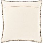 Surya Faroe Pillow Shell With Polyester Insert 18"H X 18"W Beige