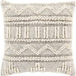 Surya Faroe Pillow Shell With Polyester Insert 22"H X 22"W Beige
