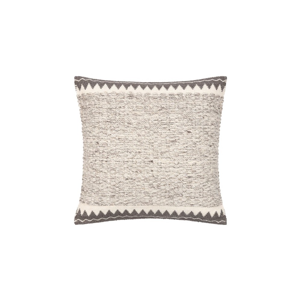 Surya Faroe Light Beige Pillow Shell With Polyester Insert 20"H X 20"W Surya Faroe Light Beige Pillow Shell With Polyester Insert 20"H X 20"W