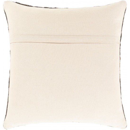 Surya Gada Pillow Shell With Polyester Insert 18"H X 18"W Beige