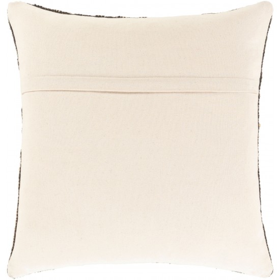 Surya Gada Pillow Shell With Polyester Insert 20"H X 20"W Beige