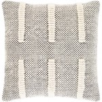 Surya Harlow Beige Pillow Shell With Down Insert 22"H X 22"W