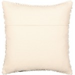 Surya Hygge Cream Pillow Shell With Polyester Insert 20"H X 20"W