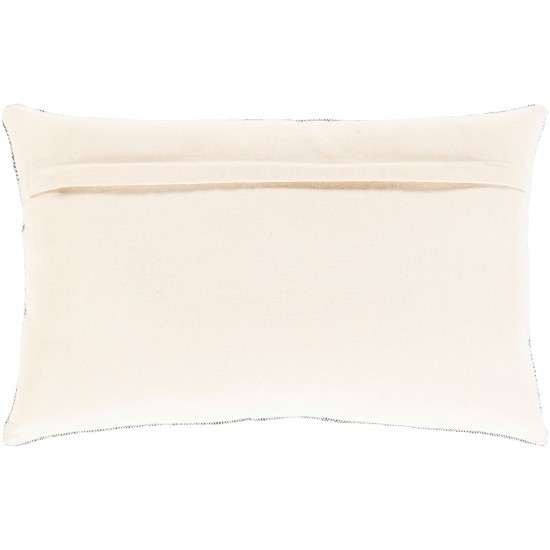 Surya Izie Peach Pillow Shell With Down Insert 14"H X 22"W