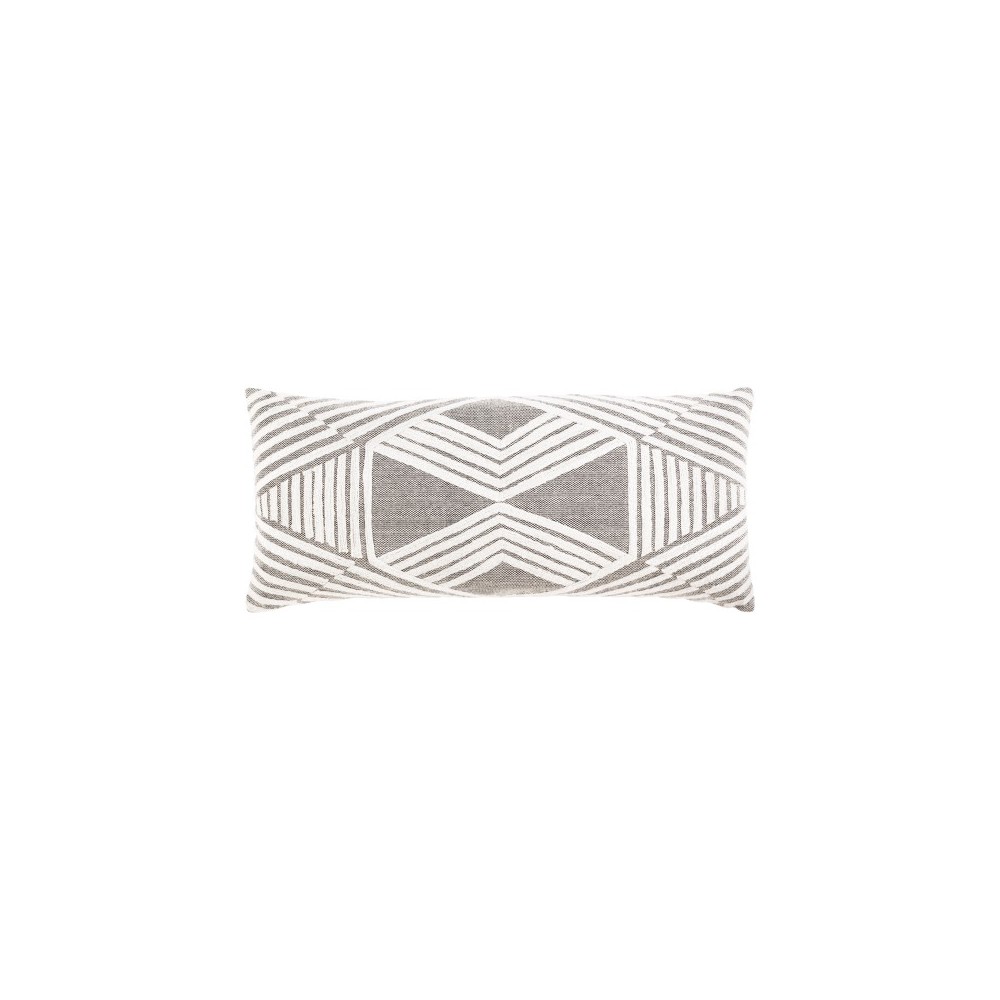 Surya Izie Wheat Pillow Shell With Polyester Insert 14"H X 32"W Surya Izie Wheat Pillow Shell With Polyester Insert 14"H X 32"W