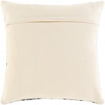 Surya Jacobean Ivory Pillow Shell With Down Insert 20"H X 20"W