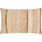 Surya Janya Pillow Shell With Down Insert 14"H X 22"W Light Beige