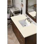 Metropolitan 48" Single Vanity American Walnut w/ 3 CM Eternal Marfil Quartz Top