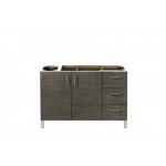 Metropolitan 48" Single Vanity, Silver Oak