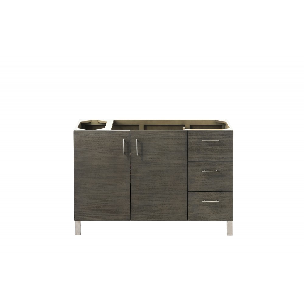 Metropolitan 48" Single Vanity, Silver Oak