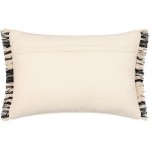 Surya Jasna Cream Pillow Shell With Down Insert 18"H X 18"W