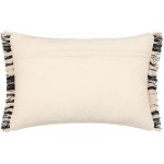 Surya Jasna Cream Pillow Shell With Polyester Insert 18"H X 18"W