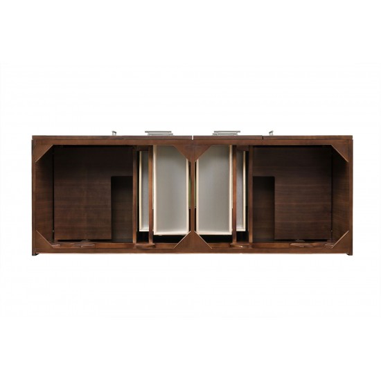 Metropolitan 60" Double Vanity, American Walnut