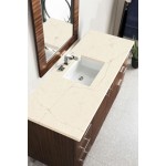 Metropolitan 60" Single Vanity American Walnut w/ 3 CM Eternal Marfil Quartz Top