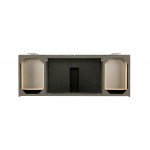 Metropolitan 60" Single Vanity, Silver Oak