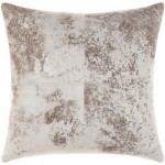 Surya Kansas Light Beige Pillow Shell With Down Insert 20"H X 20"W