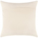 Surya Kansas Light Beige Pillow Shell With Down Insert 20"H X 20"W