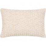 Surya Karolyn Cream Pillow Shell With Down Insert 14"H X 22"W