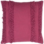 Surya Katie Mauve Pillow Shell With Down Insert 18"H X 18"W