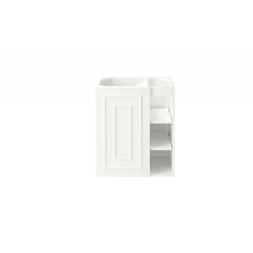 Alicante' 24" Single Vanity Cabinet, Glossy White
