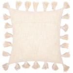 Surya Kellie Cream Pillow Shell With Down Insert 18"H X 18"W