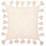 Surya Kellie Cream Pillow Shell With Down Insert 22"H X 22"W