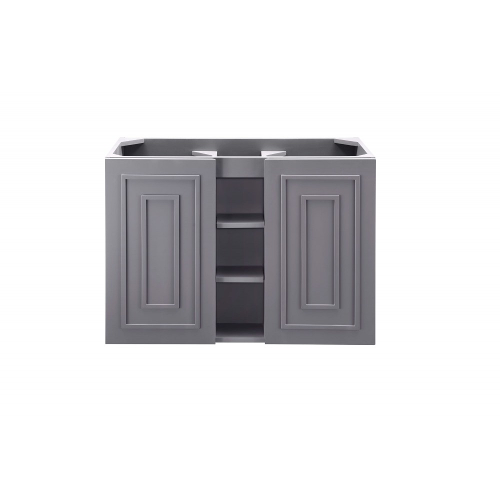 Alicante' 39.5" Single Vanity Cabinet, Grey Smoke