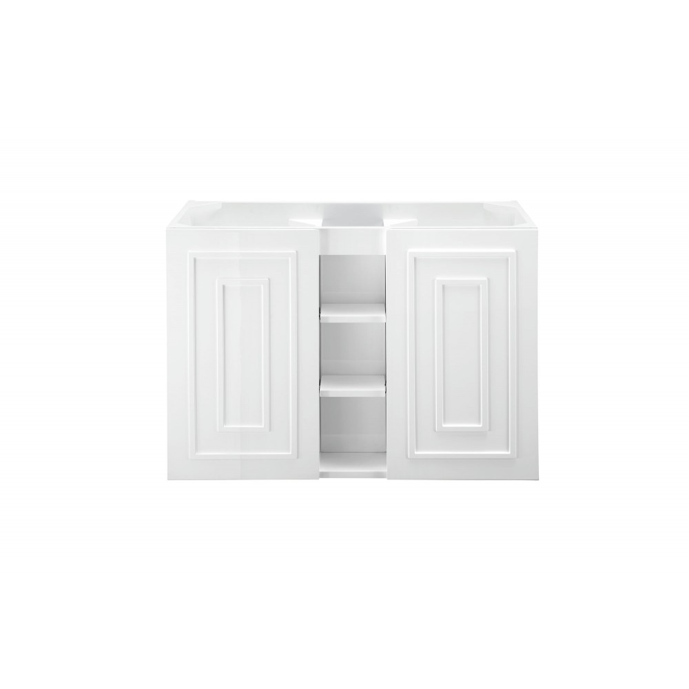 Alicante' 39.5" Single Vanity Cabinet, Glossy White