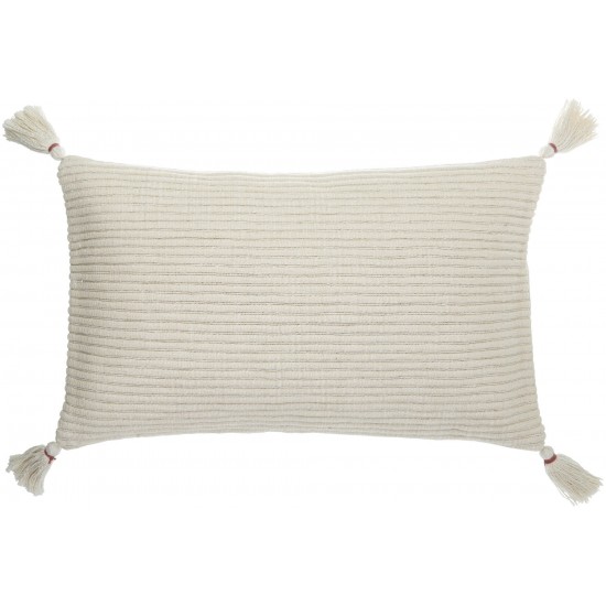 Surya Kiruna Pillow Shell With Polyester Insert 14"H X 24"W