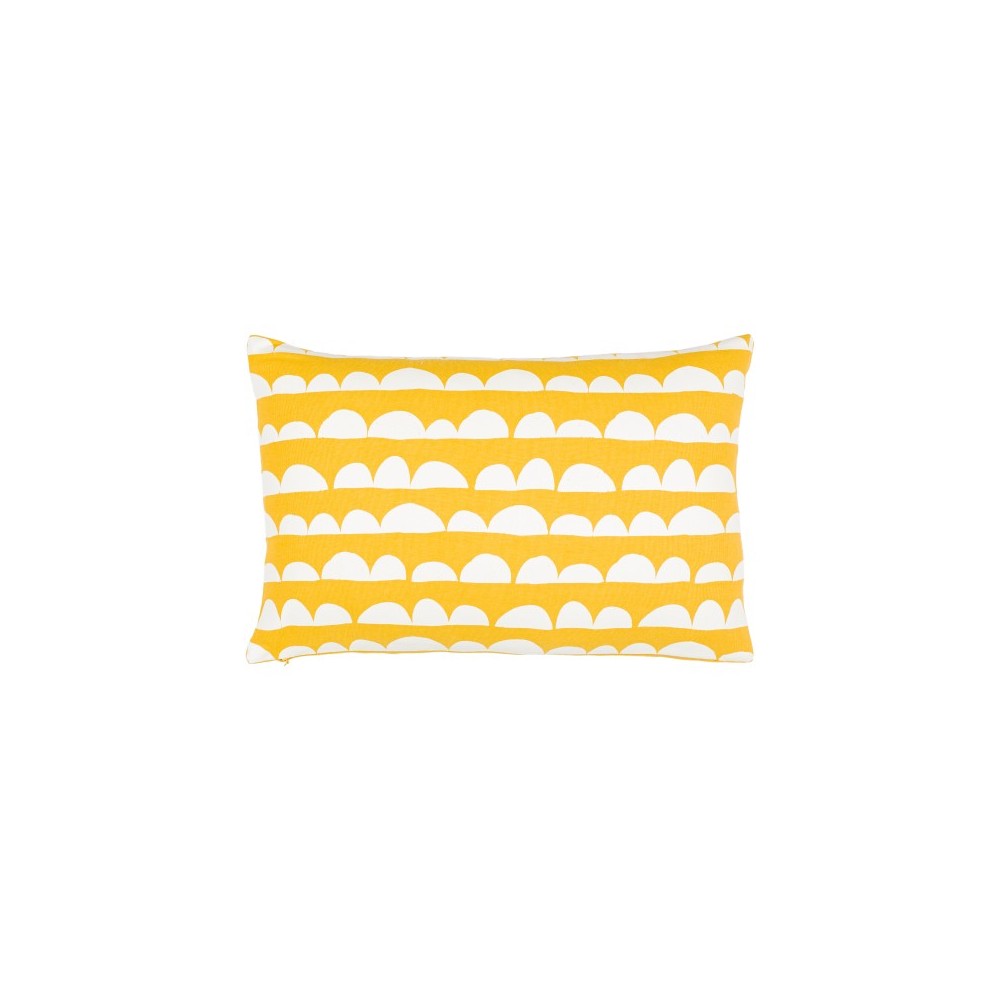 Surya Lachen Pillow Shell With Down Insert 13"H X 20"W - Saffron