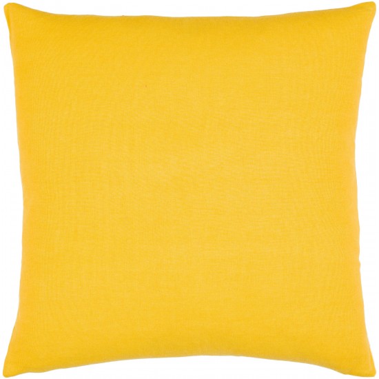 Surya Lachen Pillow Shell With Down Insert 13"H X 20"W - Saffron