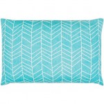 Surya Lachen Pillow Shell With Down Insert 13"H X 20"W - Teal