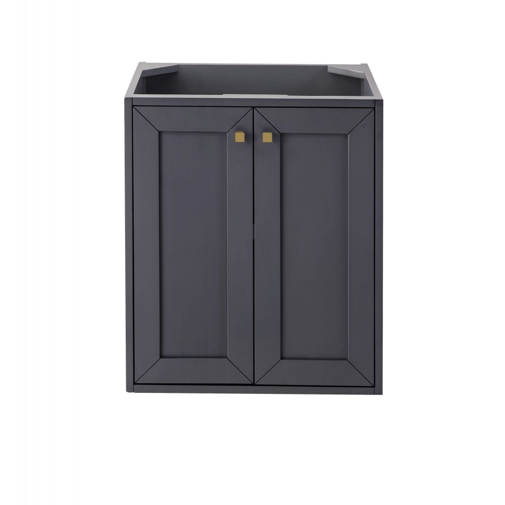 Chianti 24" Single Vanity Cabinet, Mineral Grey