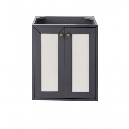 Chianti 24" Single Vanity Cabinet, Mineral Grey