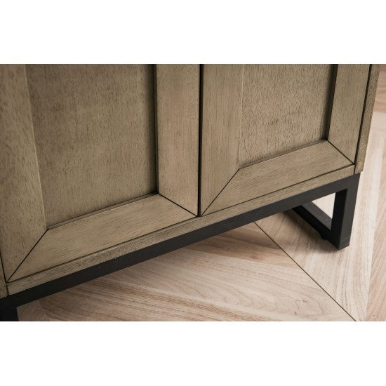Chianti 24" Single Vanity Whitewashed Walnut Black w/White Glossy Composite Top