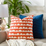 Surya Lachen Pillow Shell With Down Insert In Burnt Orange 13"H X 20"W