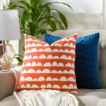 Surya Lachen Pillow Shell With Polyester Insert In Burnt Orange 13"H X 20"W