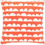 Surya Lachen Pillow Shell With Polyester Insert In Burnt Orange 18"H X 18"W