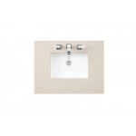 Addison 30" Single Vanity Cabinet, Glossy White, w/ 3 CM Eternal Marfil Top