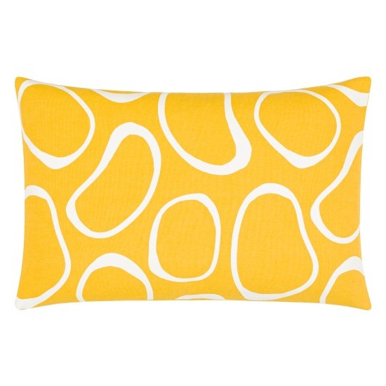 Surya Lachen Pillow Shell With Down Insert In Saffron 13"H X 20"W