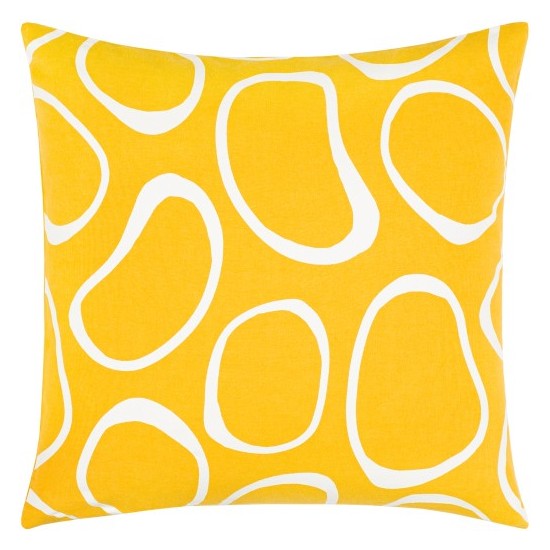 Surya Lachen Pillow Shell With Down Insert In Saffron 18"H X 18"W