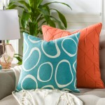 Surya Lachen Pillow Shell With Down Insert In Teal 13"H X 20"W