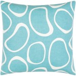 Surya Lachen Pillow Shell With Down Insert In Teal 18"H X 18"W